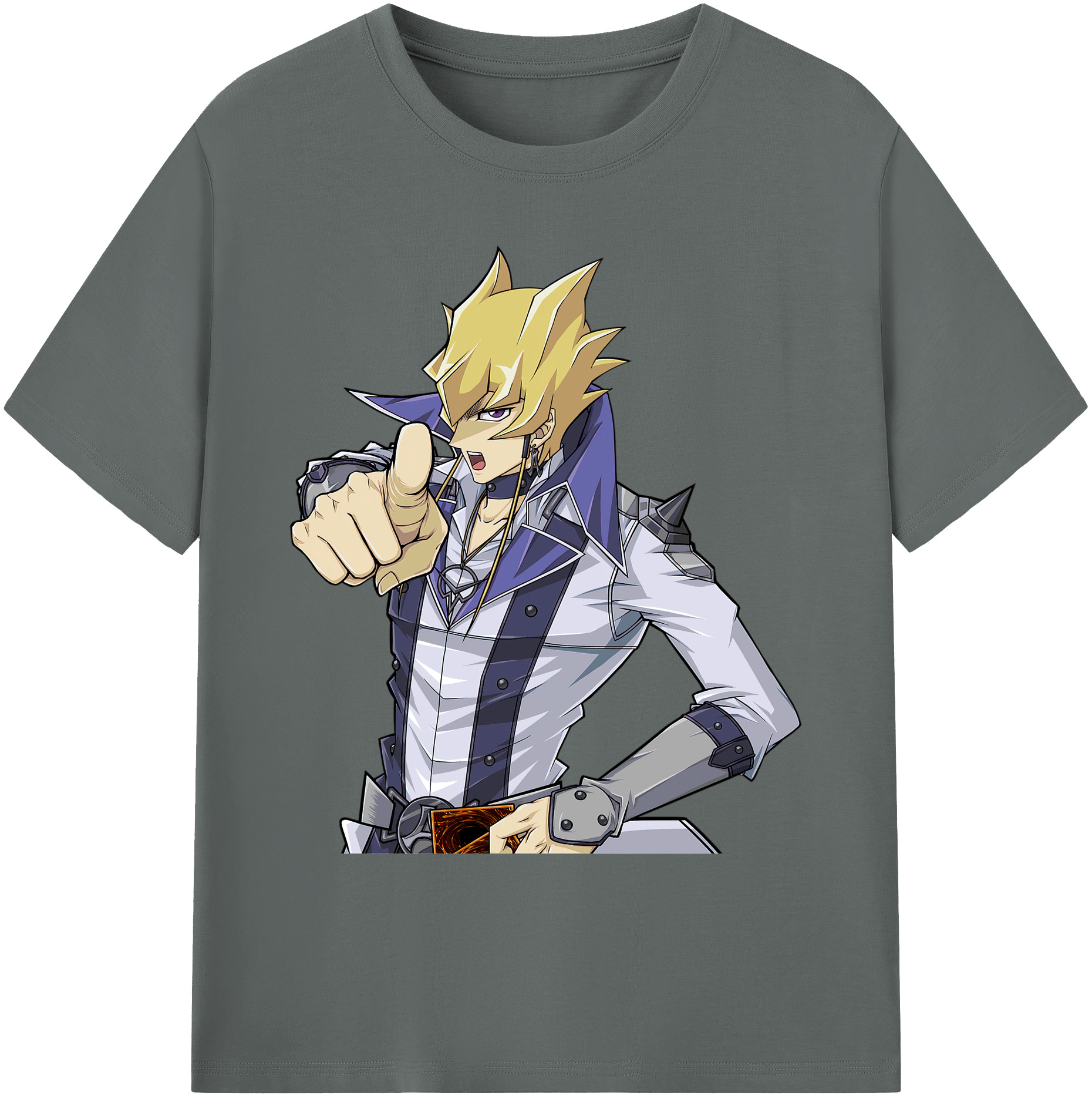 （画像用） 遊☆戯☆王 Yu-Gi-Oh! 綿100％ メンズ半袖Tシャツ｜肌触りやわらか＆通気性